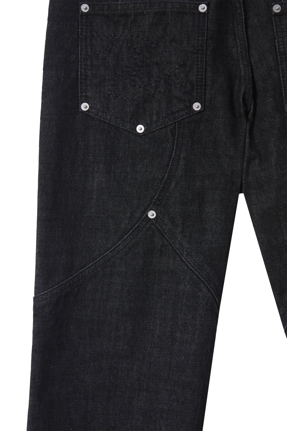 Raw Bootcut Denim Black