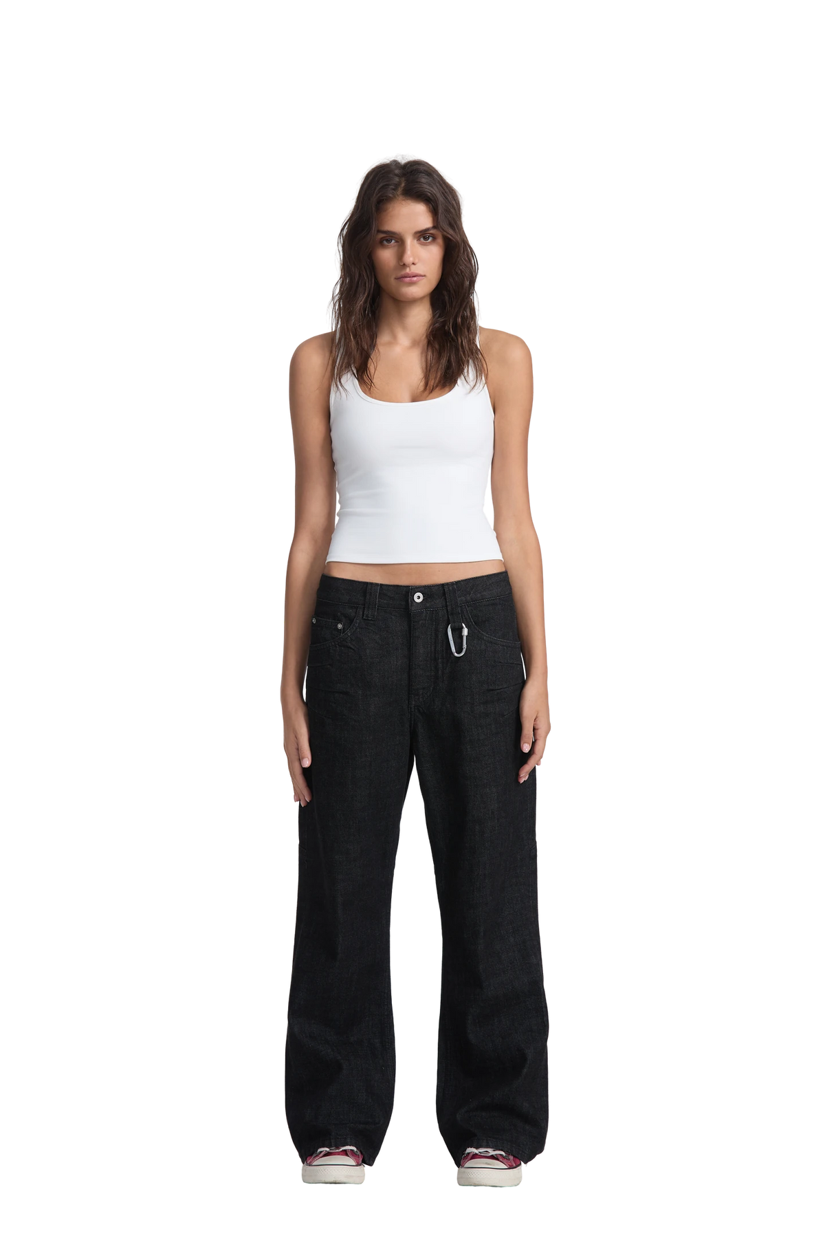 Raw Bootcut Denim Black