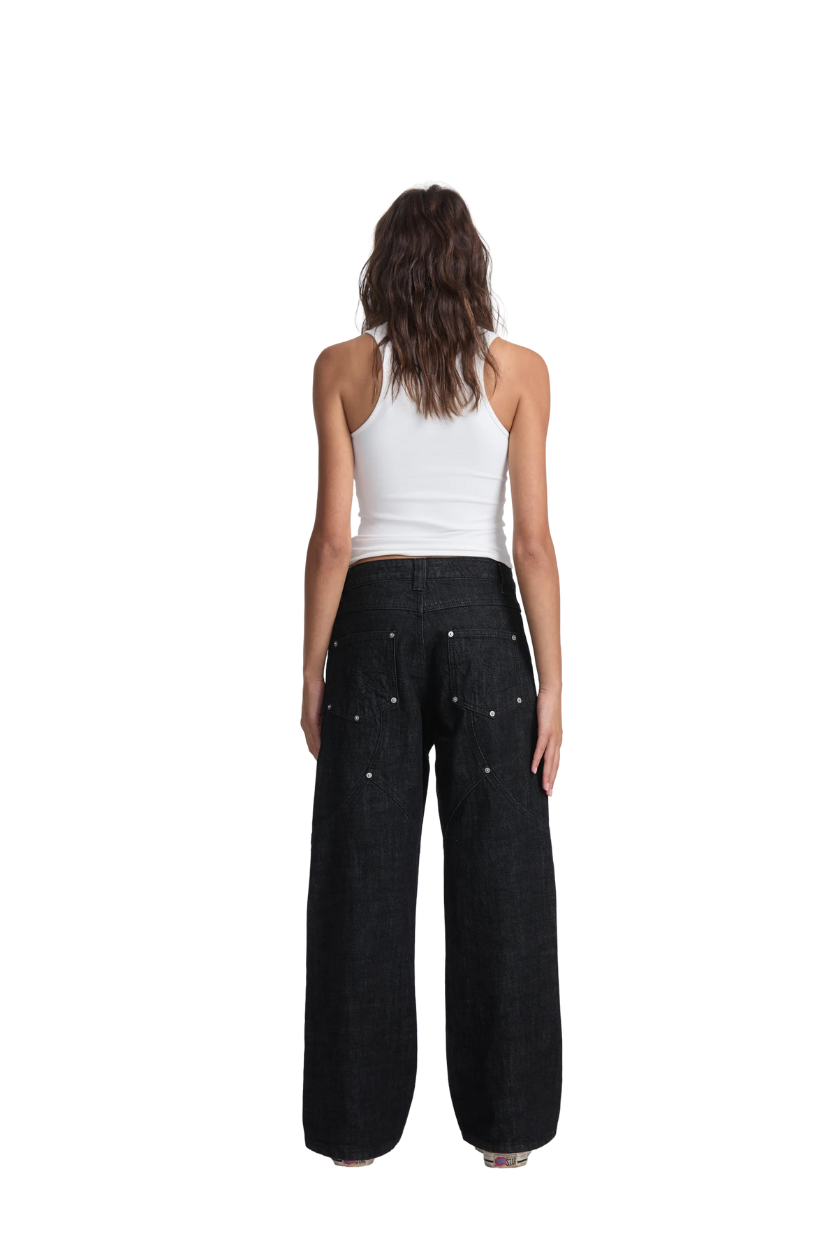Raw Bootcut Denim Black