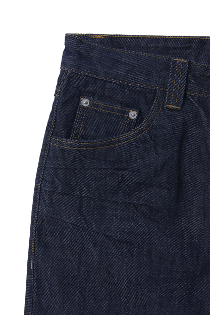 Raw Bootcut Denim Blue