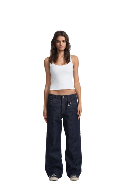 Raw Bootcut Denim Blue