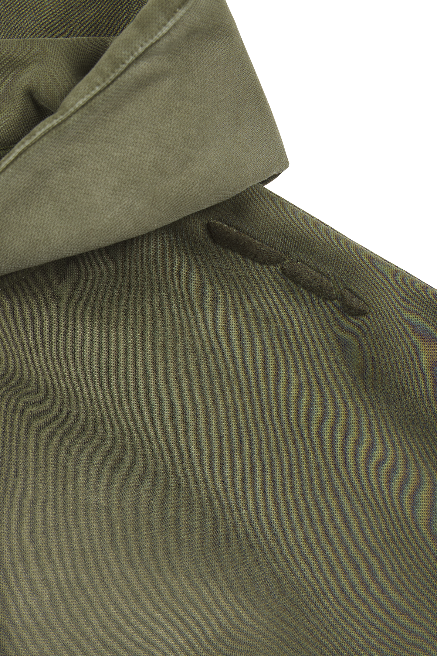 Burnt Olive Zip Hoodie