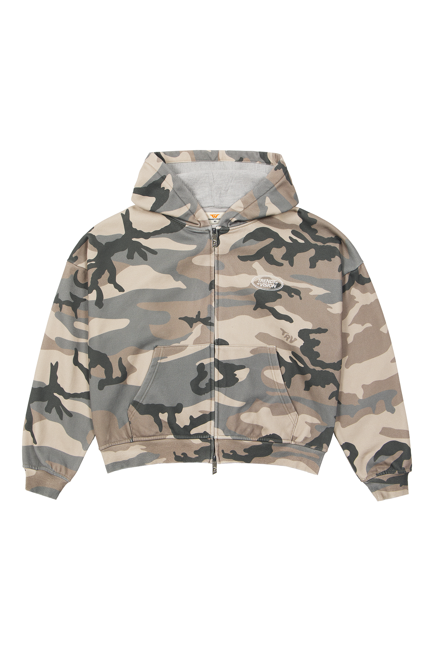 Camo Zip Hoodie