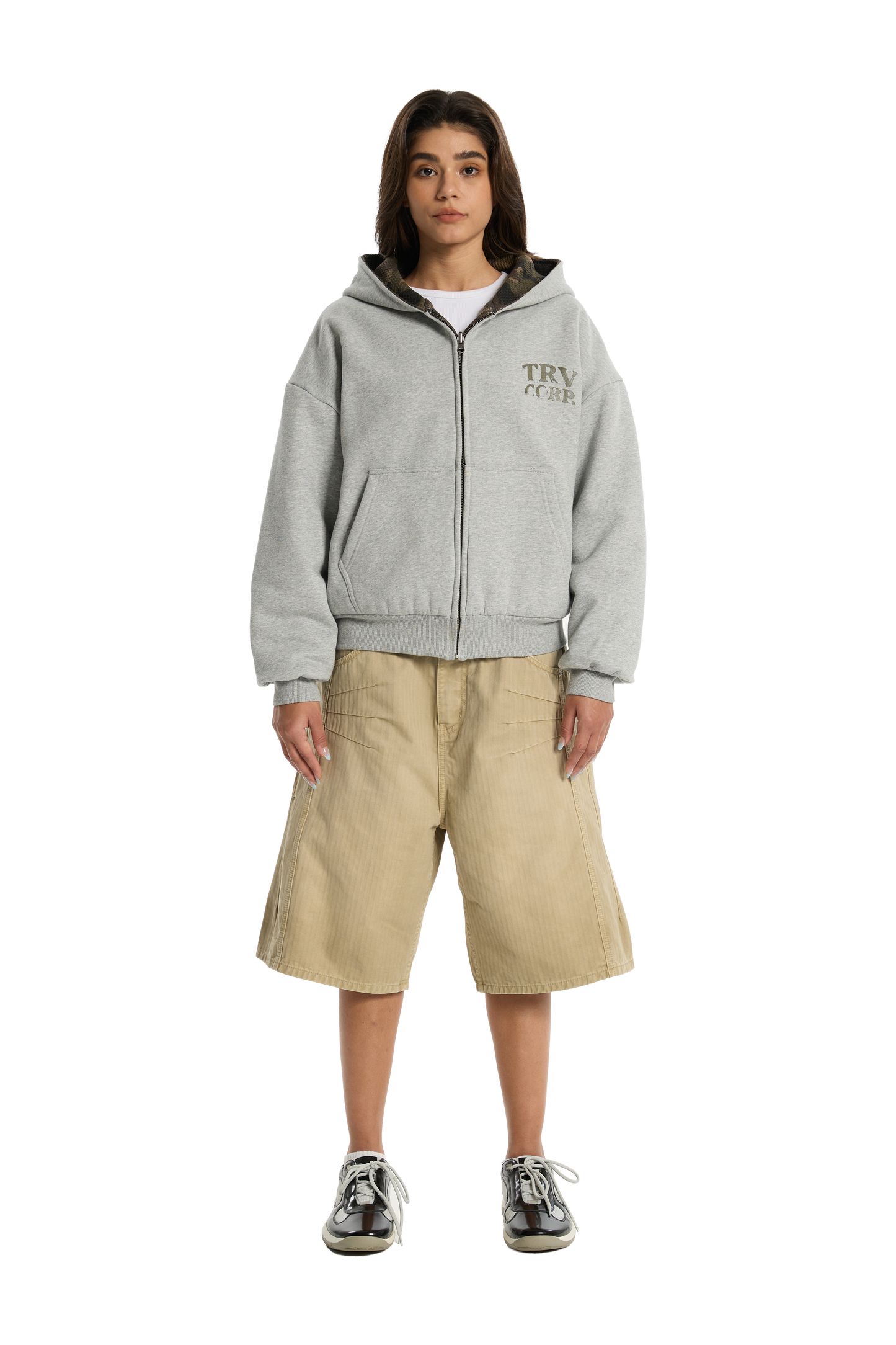 Reversible Camo Zip-Hoodie