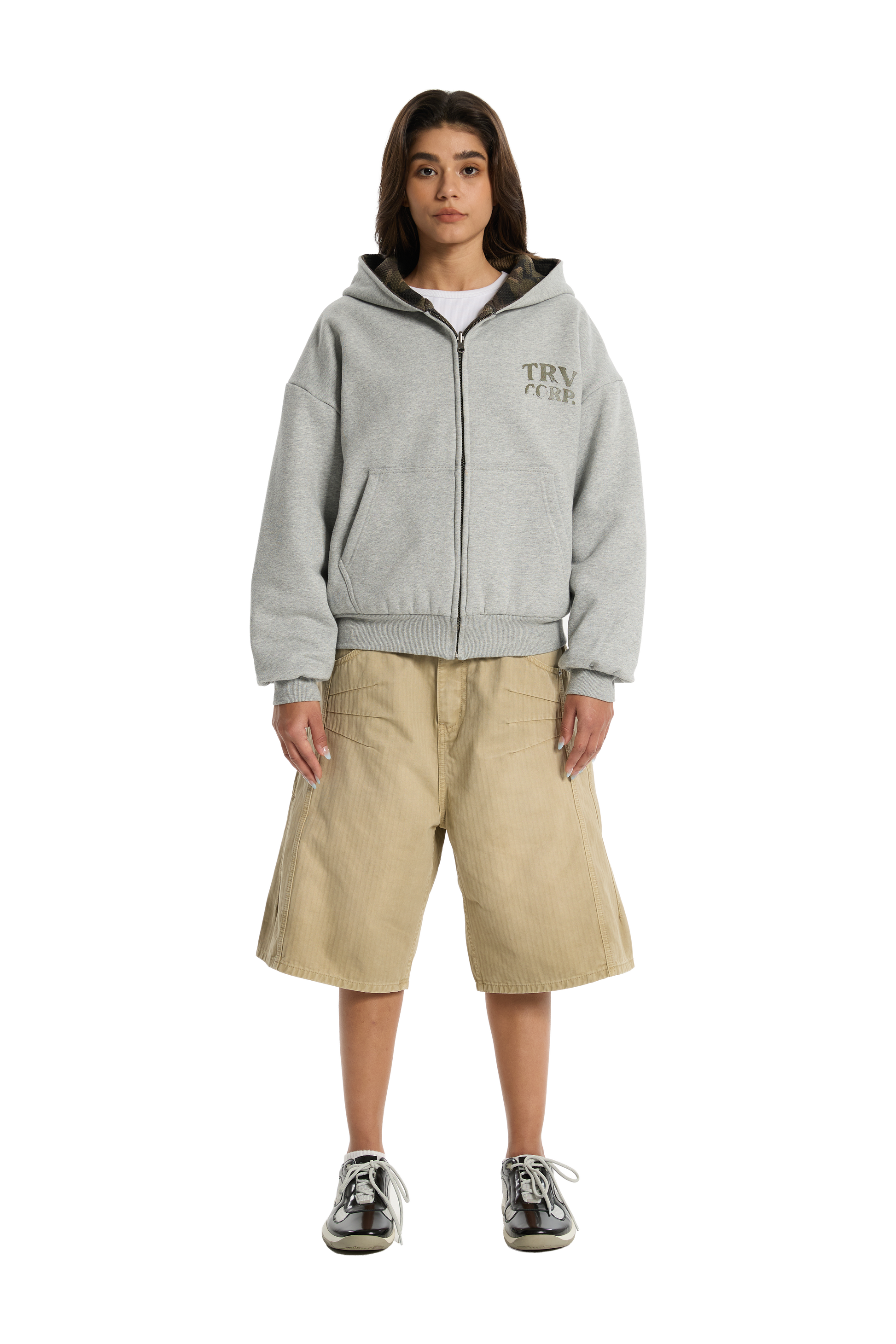 Reversible Camo Zip-Hoodie – Trendt Vision