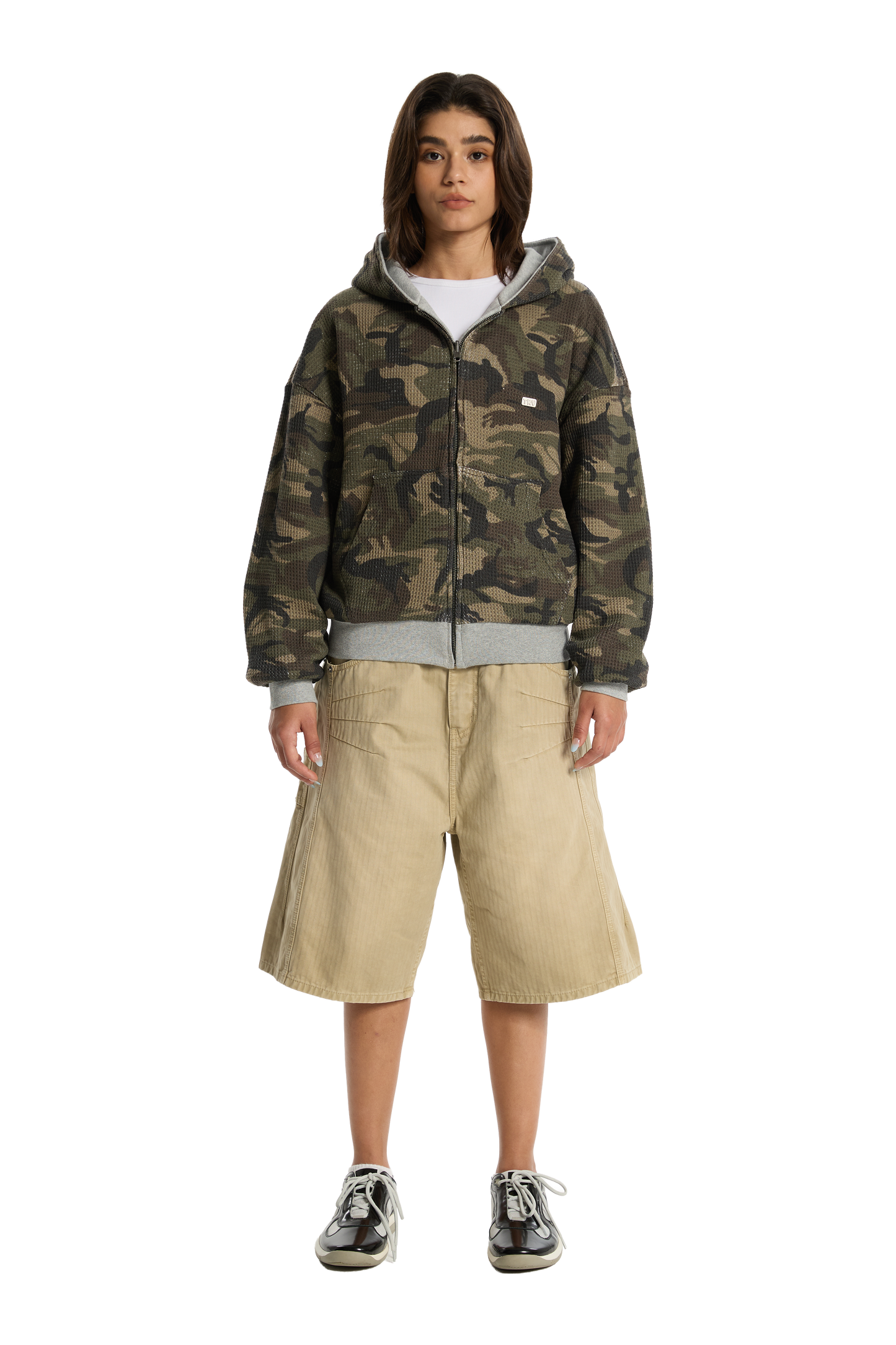 Reversible Camo Zip-Hoodie