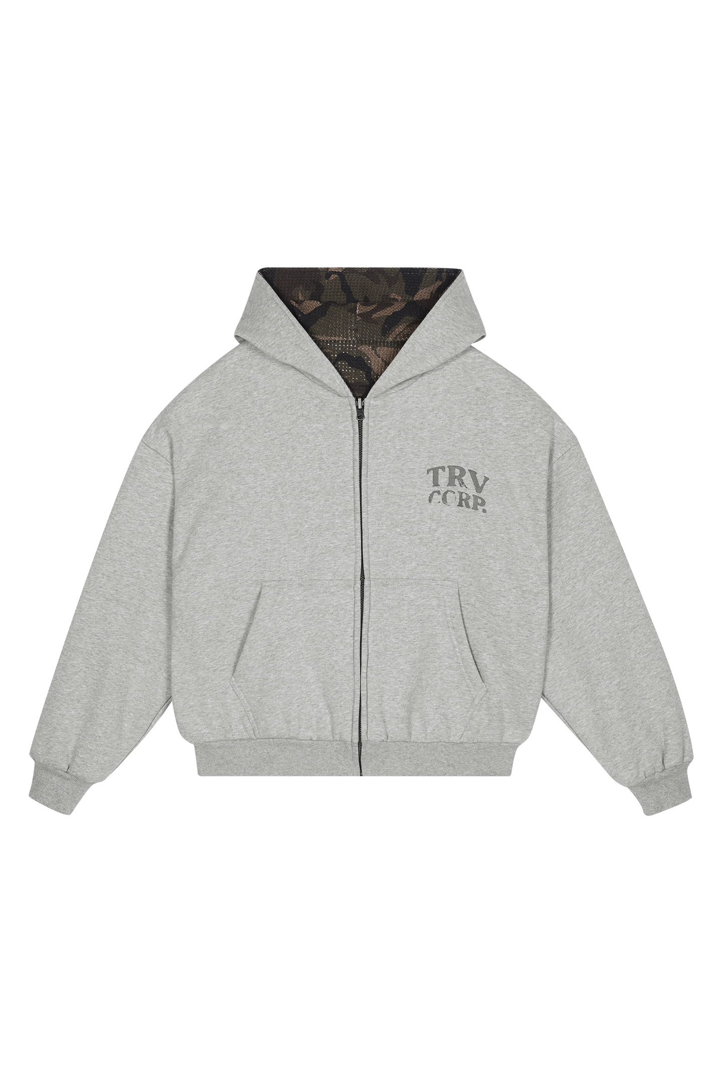 Reversible Camo Zip-Hoodie – Trendt Vision