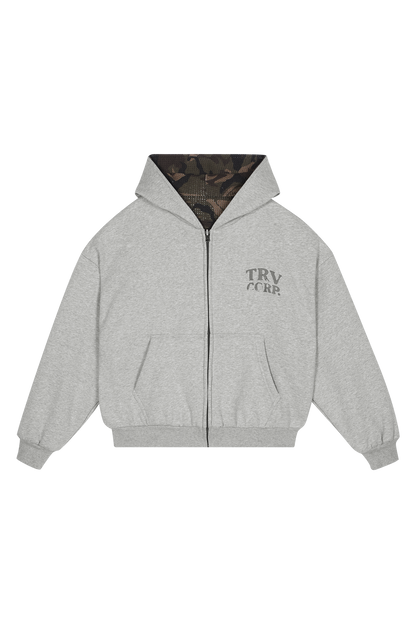 Reversible Camo Zip-Hoodie