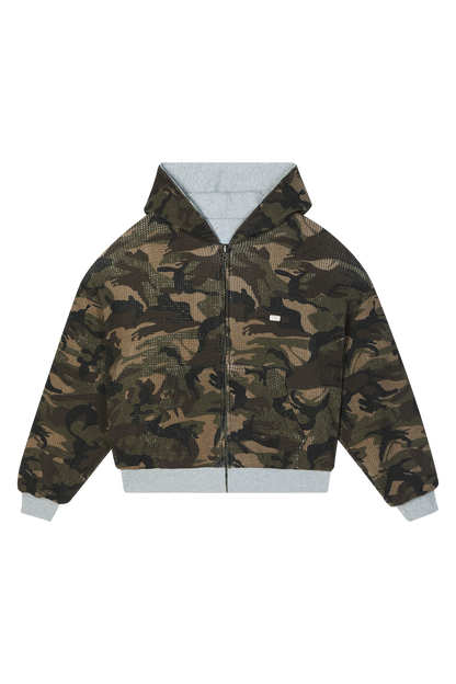 Reversible Camo Zip-Hoodie