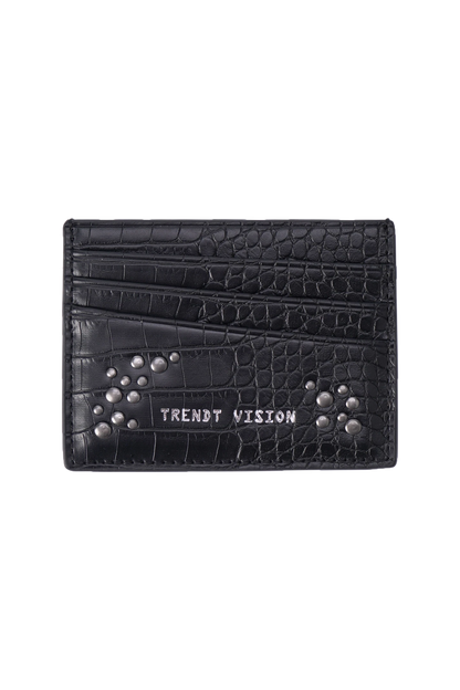 Croco Cardholder Black