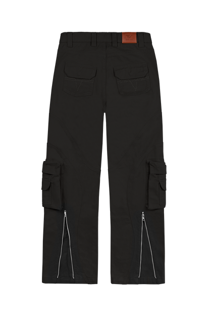 Black Net Cargo Pants 2.0