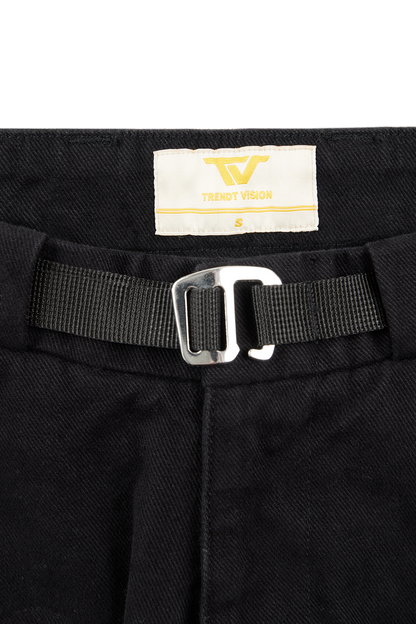Black Net Cargo Pants 2.0