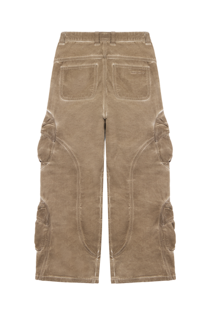 Mud Brown Cargo Pants