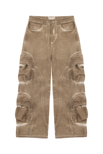Mud Brown Cargo Pants