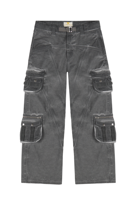 Heavy Wash Grey Cargo