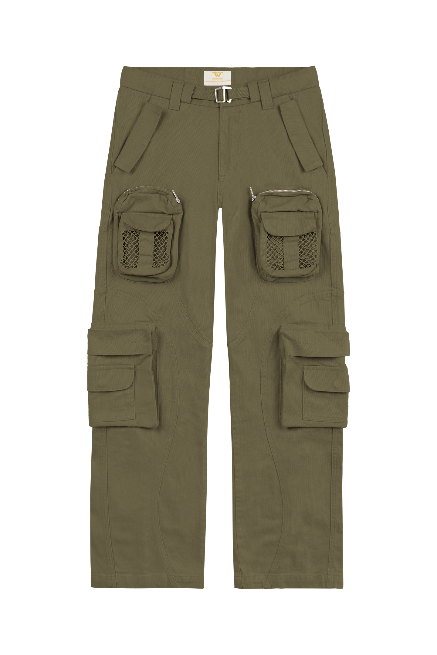 Green Net Cargo Pants 2.0