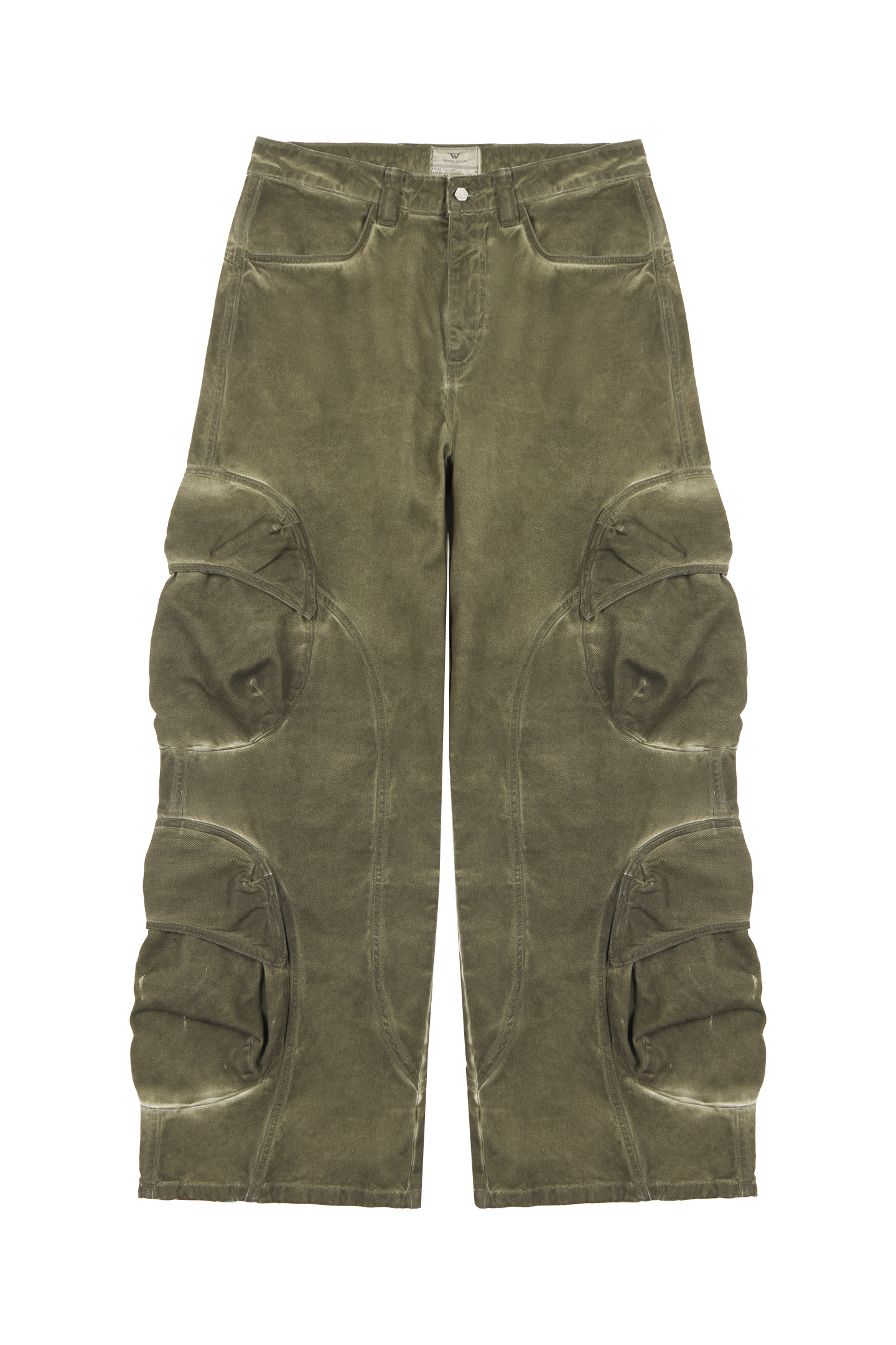 Burnt Olive Cargo Pants