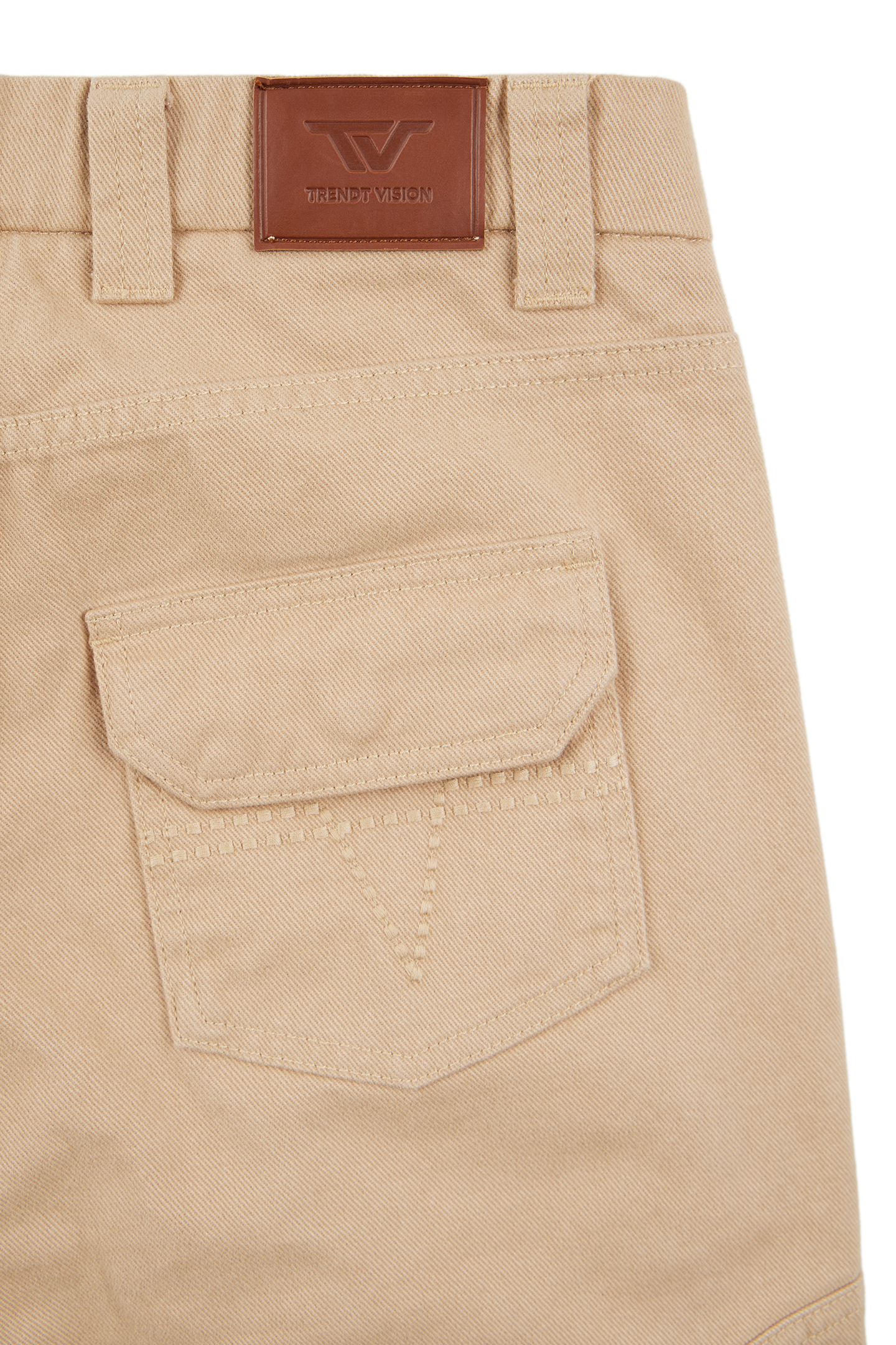 Beige Net Cargo Pants 2.0