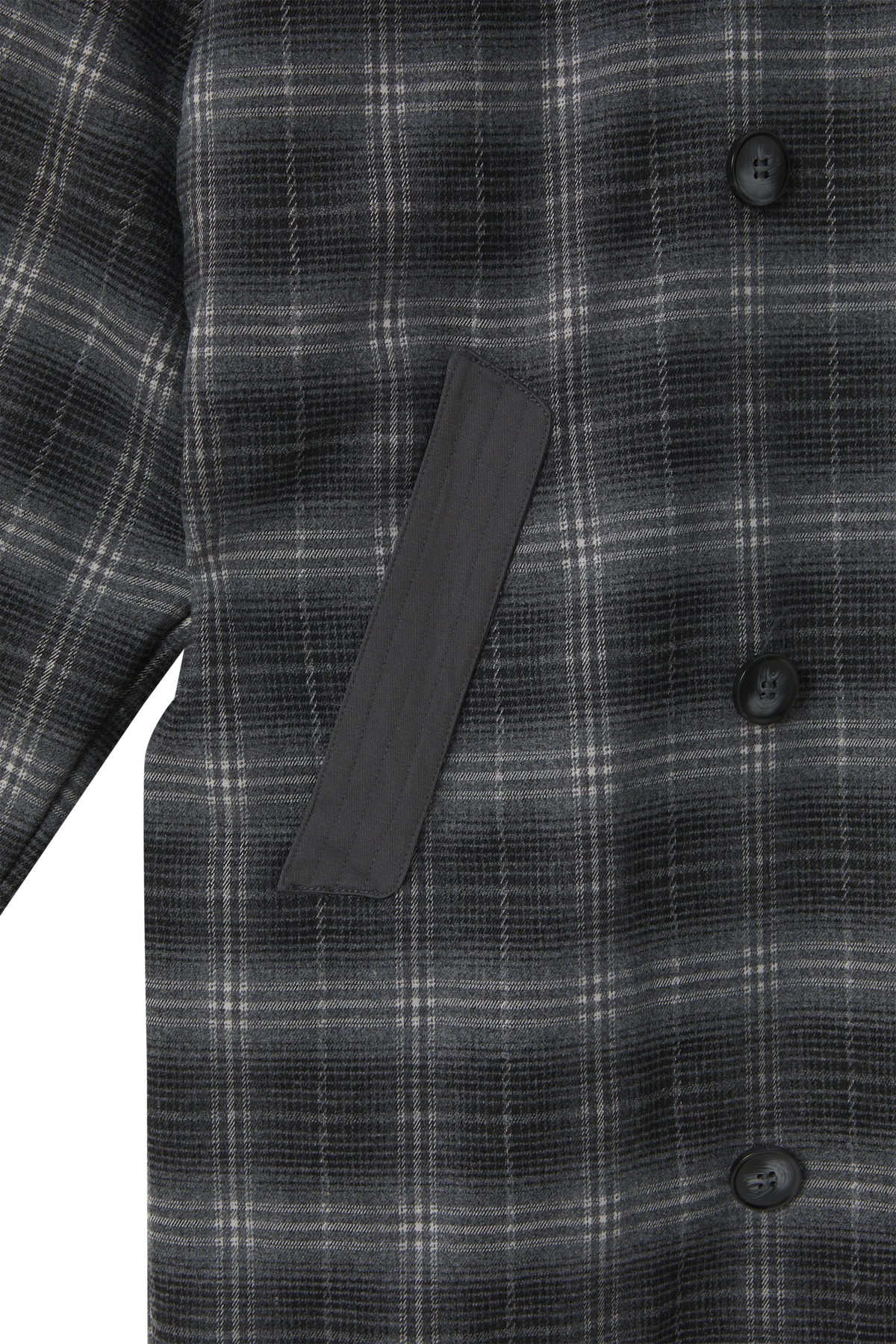 Reversible Plaid Trench Coat