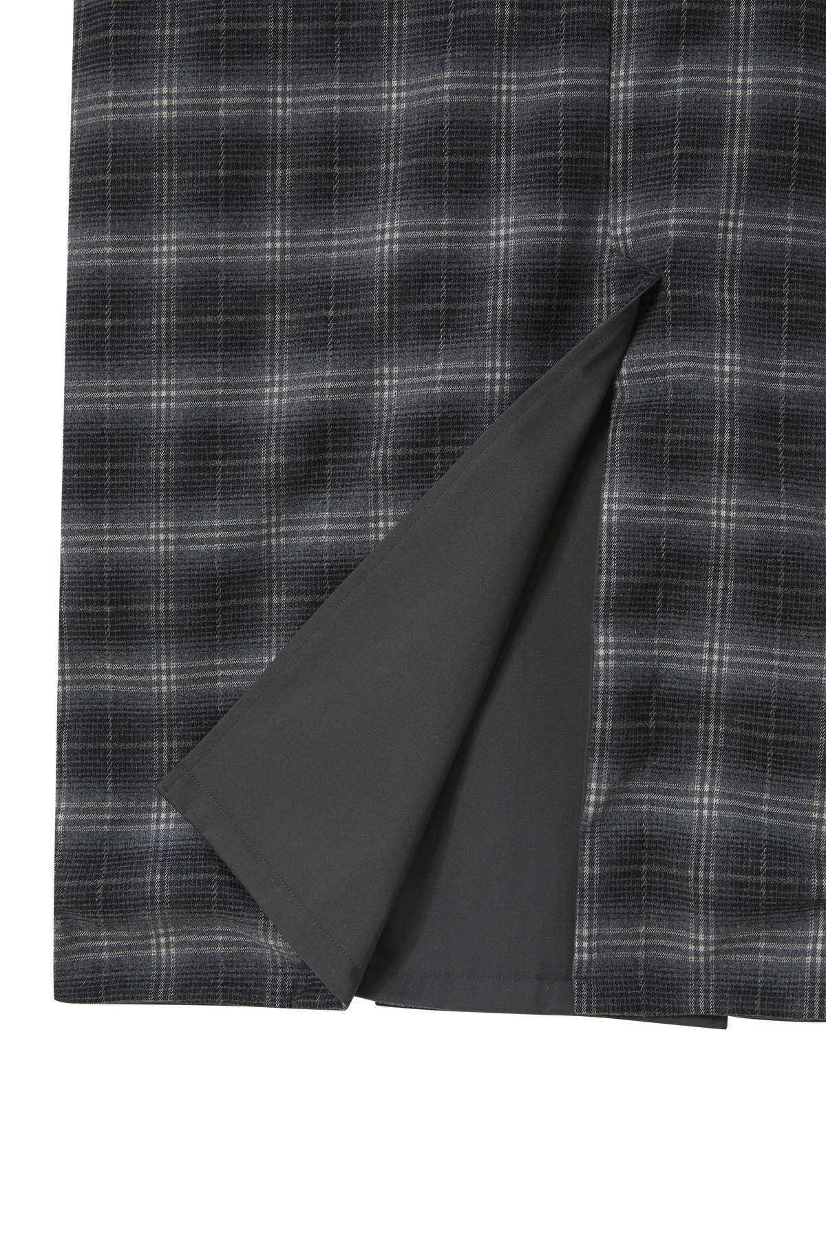 Reversible Plaid Trench Coat