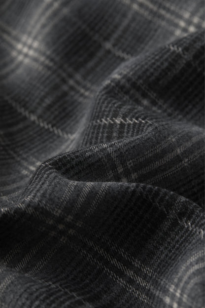 Reversible Plaid Trench Coat