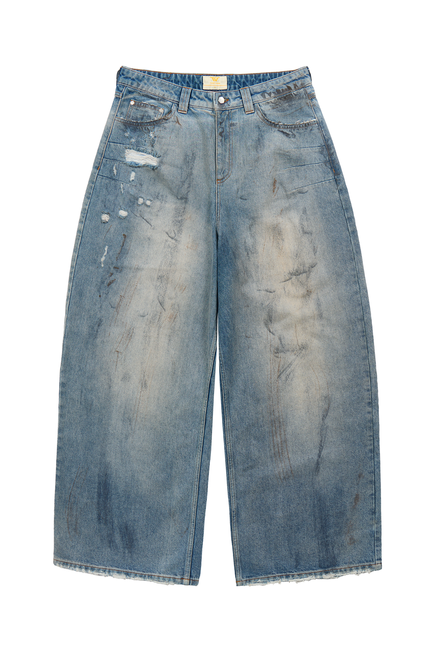 Light Blue Construction Denim
