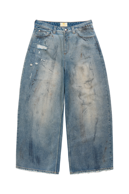 Light Blue Construction Denim