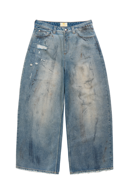 Light Blue Construction Denim