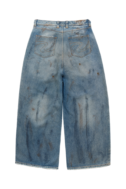 Light Blue Construction Denim