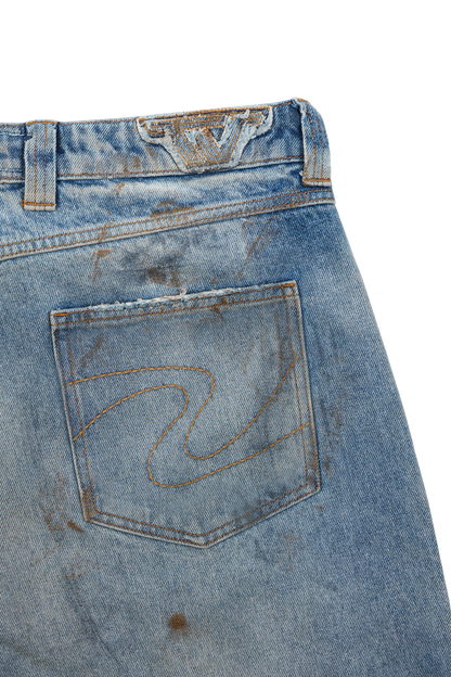 Light Blue Construction Denim