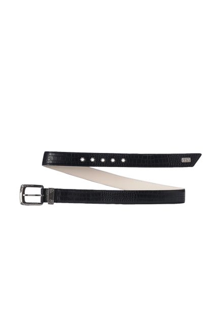 Croco Belt Black V2 – Trendt Vision