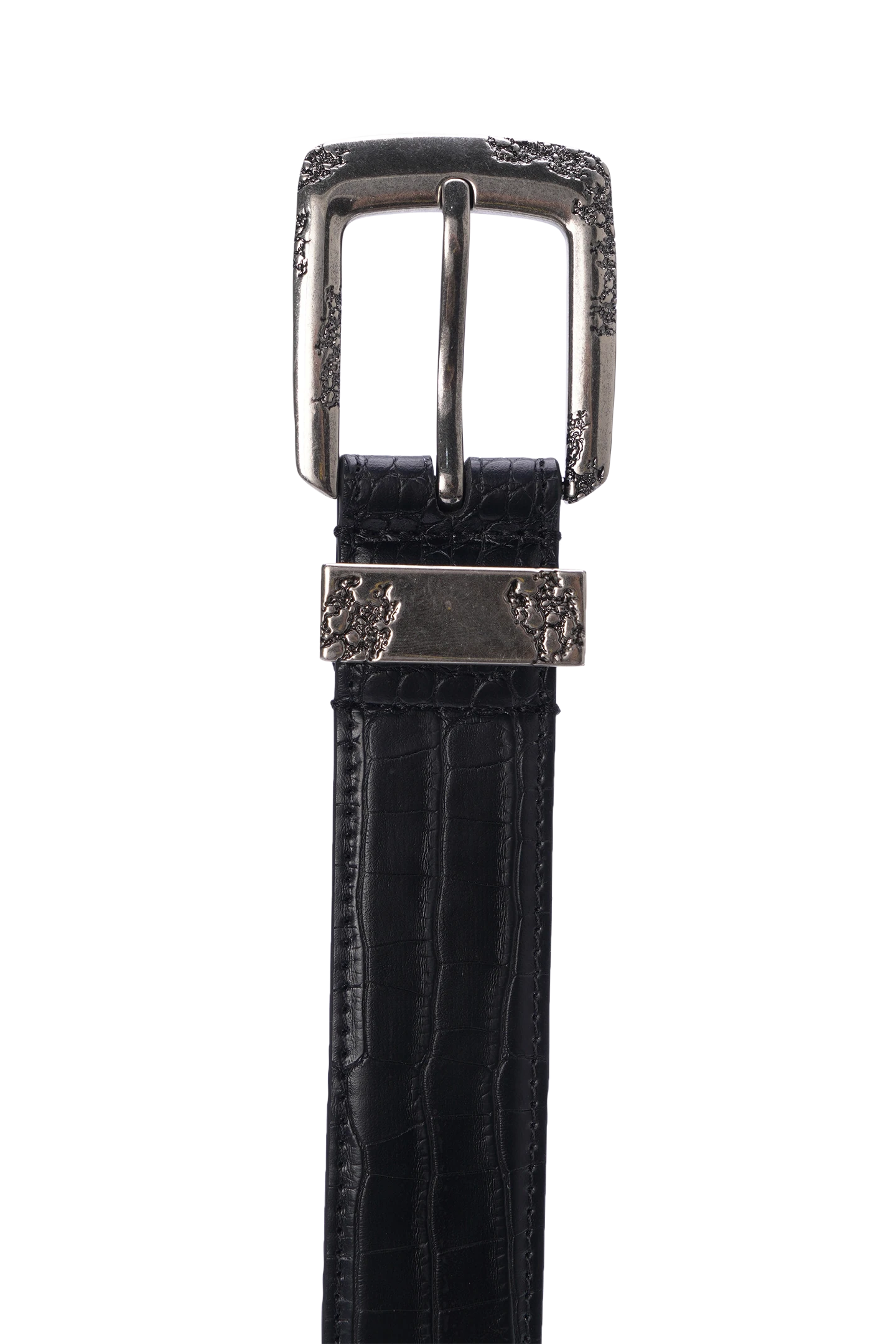 Croco Belt Black V2 – Trendt Vision Croco Belt Black V2 – Trendt Vision