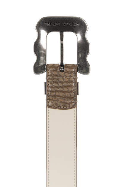Croco Belt Brown
