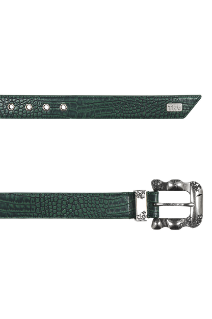 Croco Belt Green
