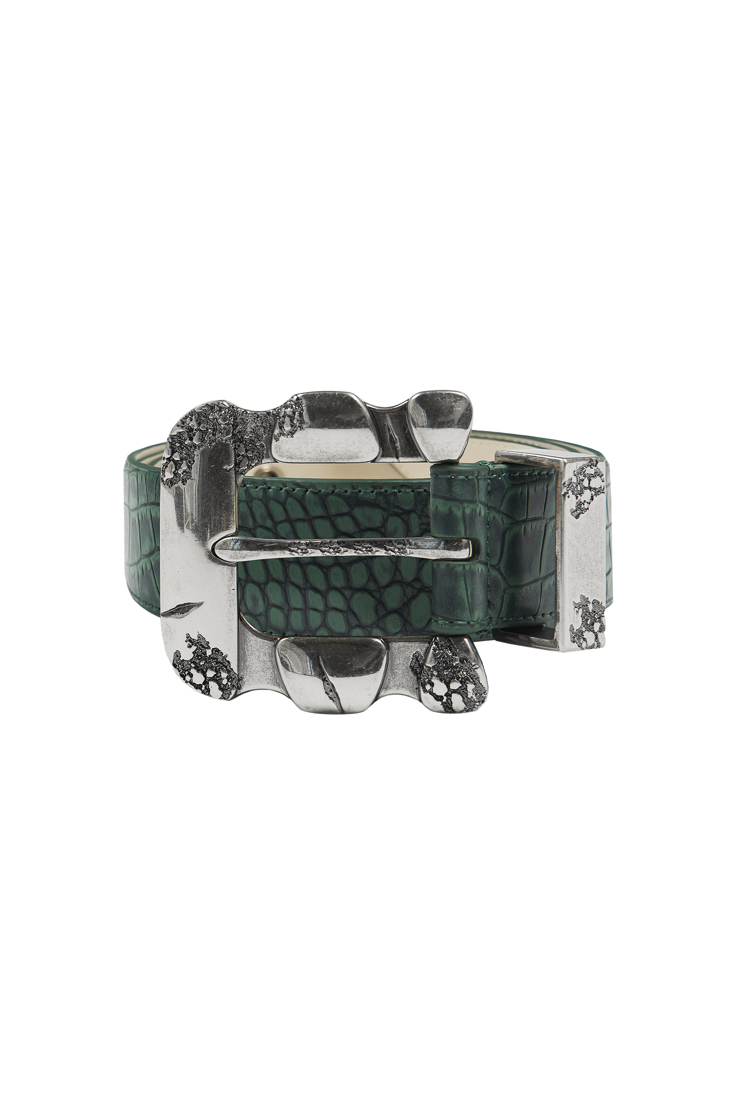 Croco Belt Green