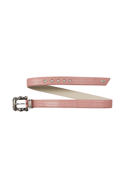 Croco Belt Pink