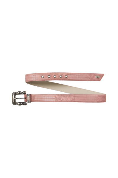 Croco Belt Pink – Trendt Vision