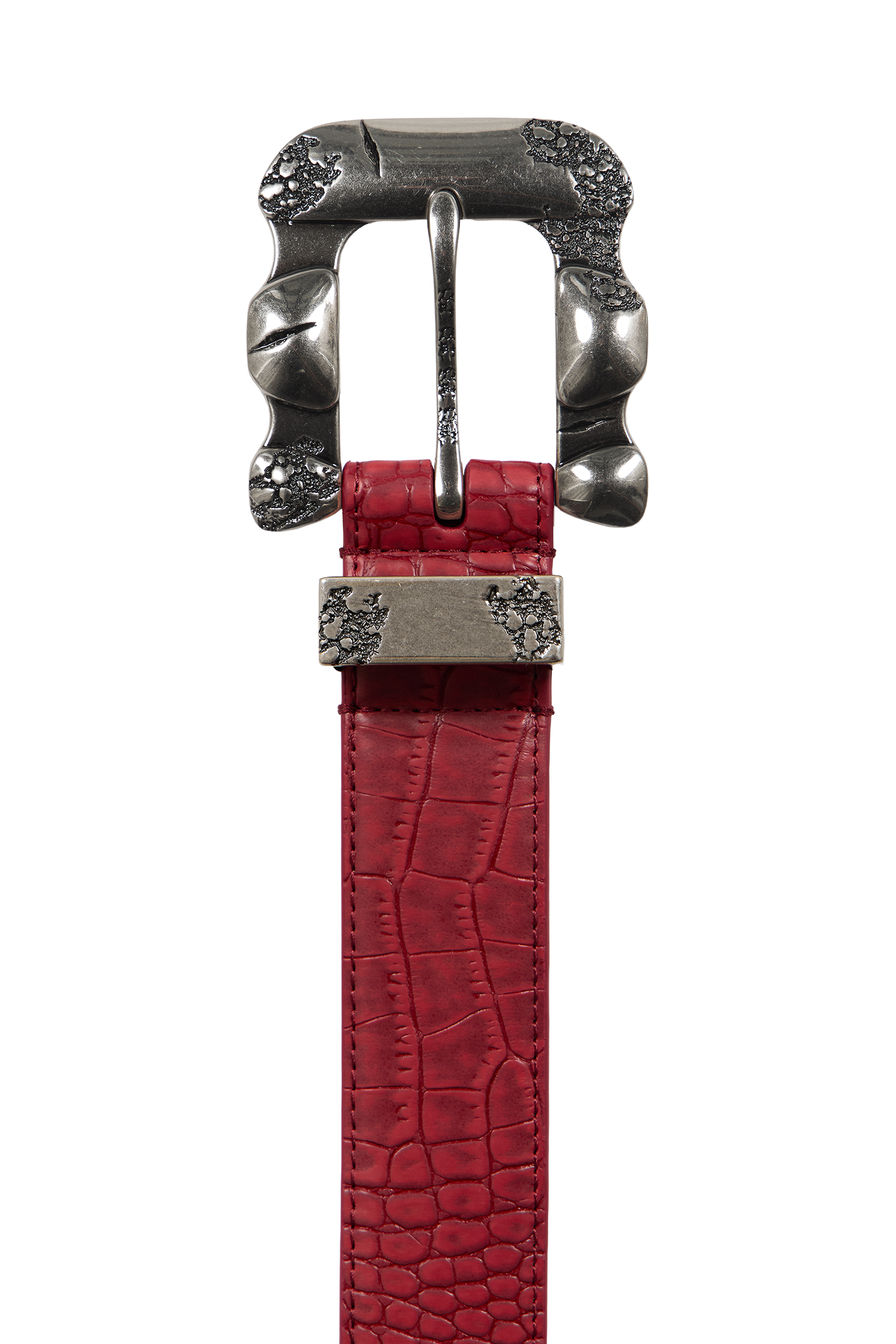 Croco Belt Red