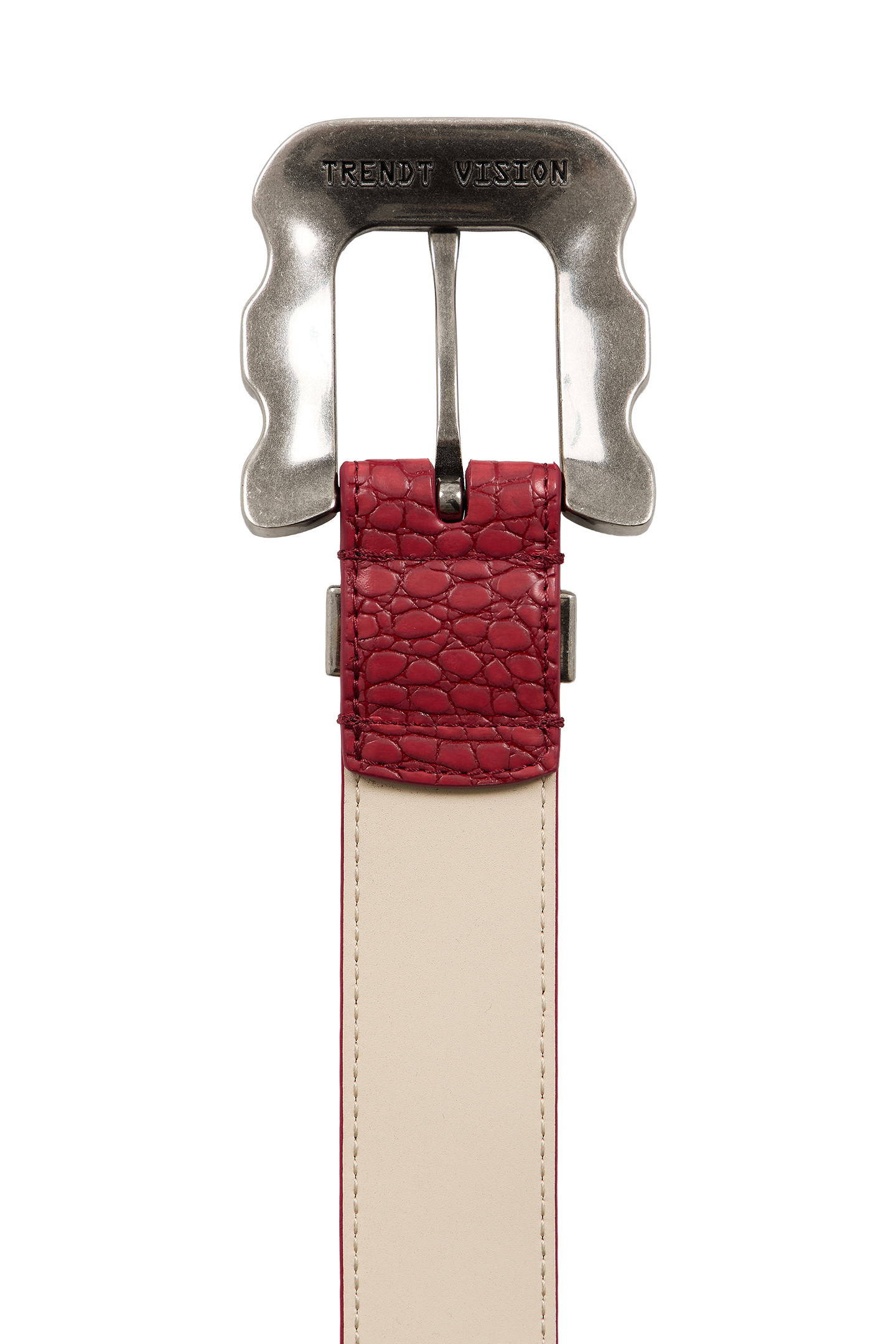 Croco Belt Red