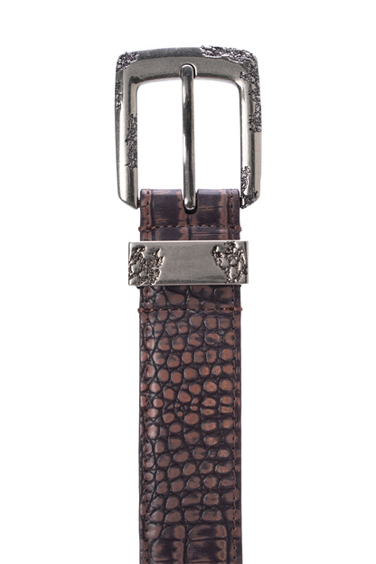Croco Belt Brown V2 – Trendt Vision