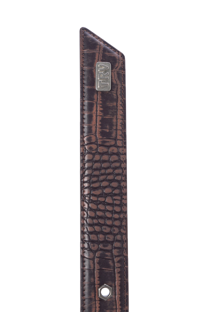 Croco Belt Brown V2