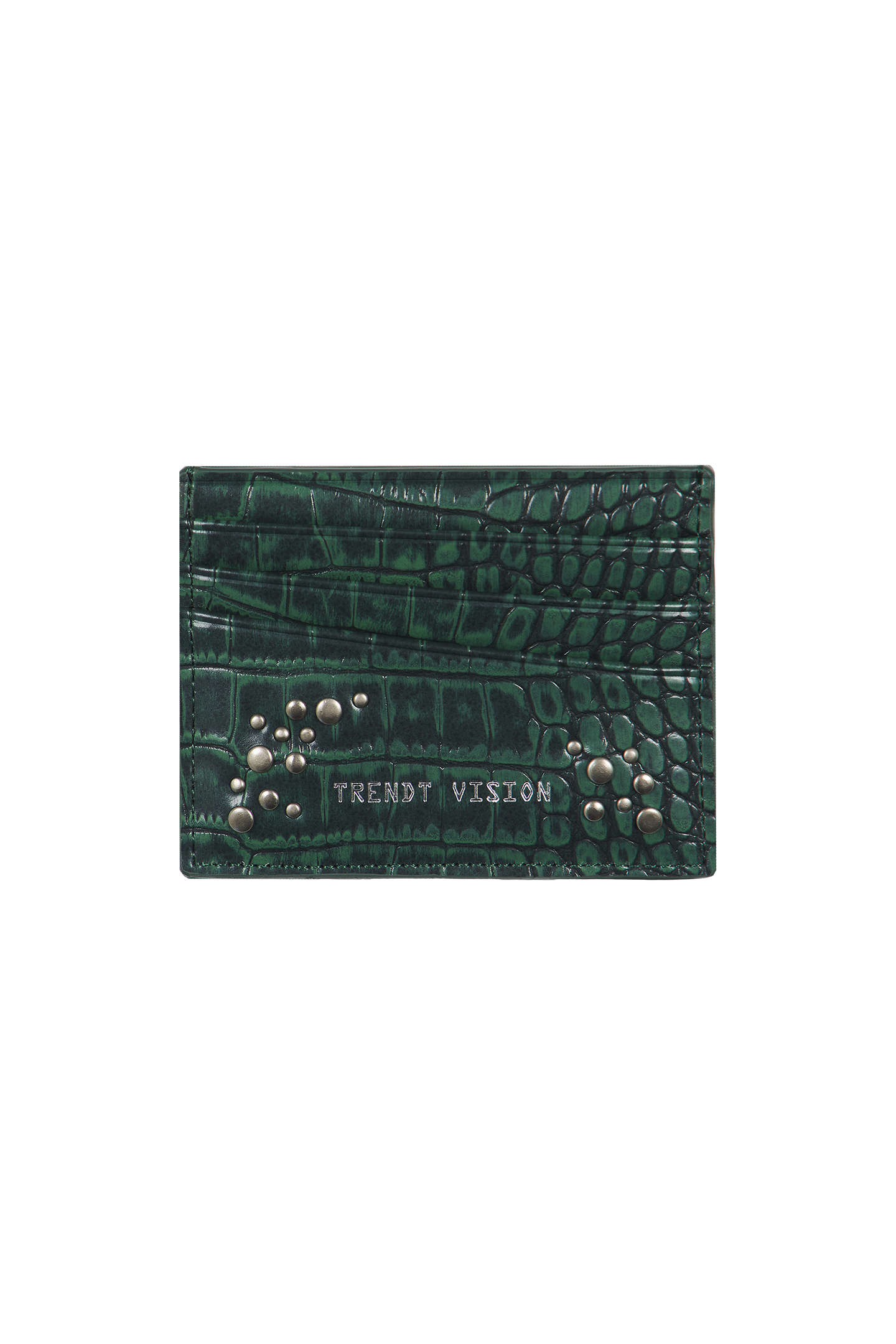 Croco Cardholder Green