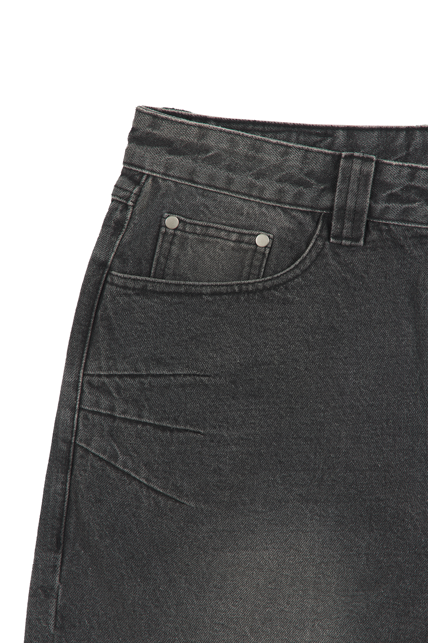 Ash Black Patched Denim Jeans