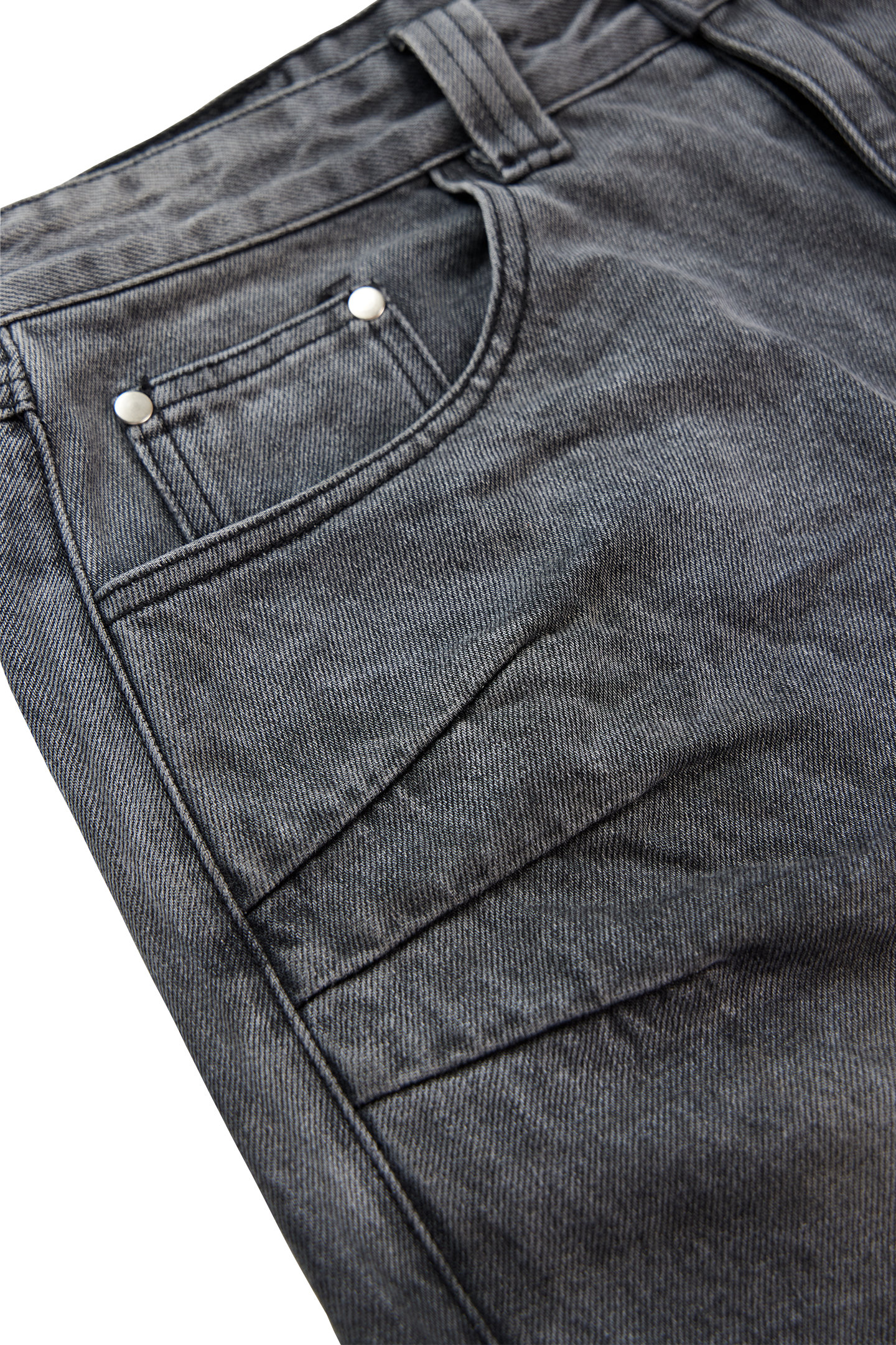 After Life Black Patched Denim Jeans