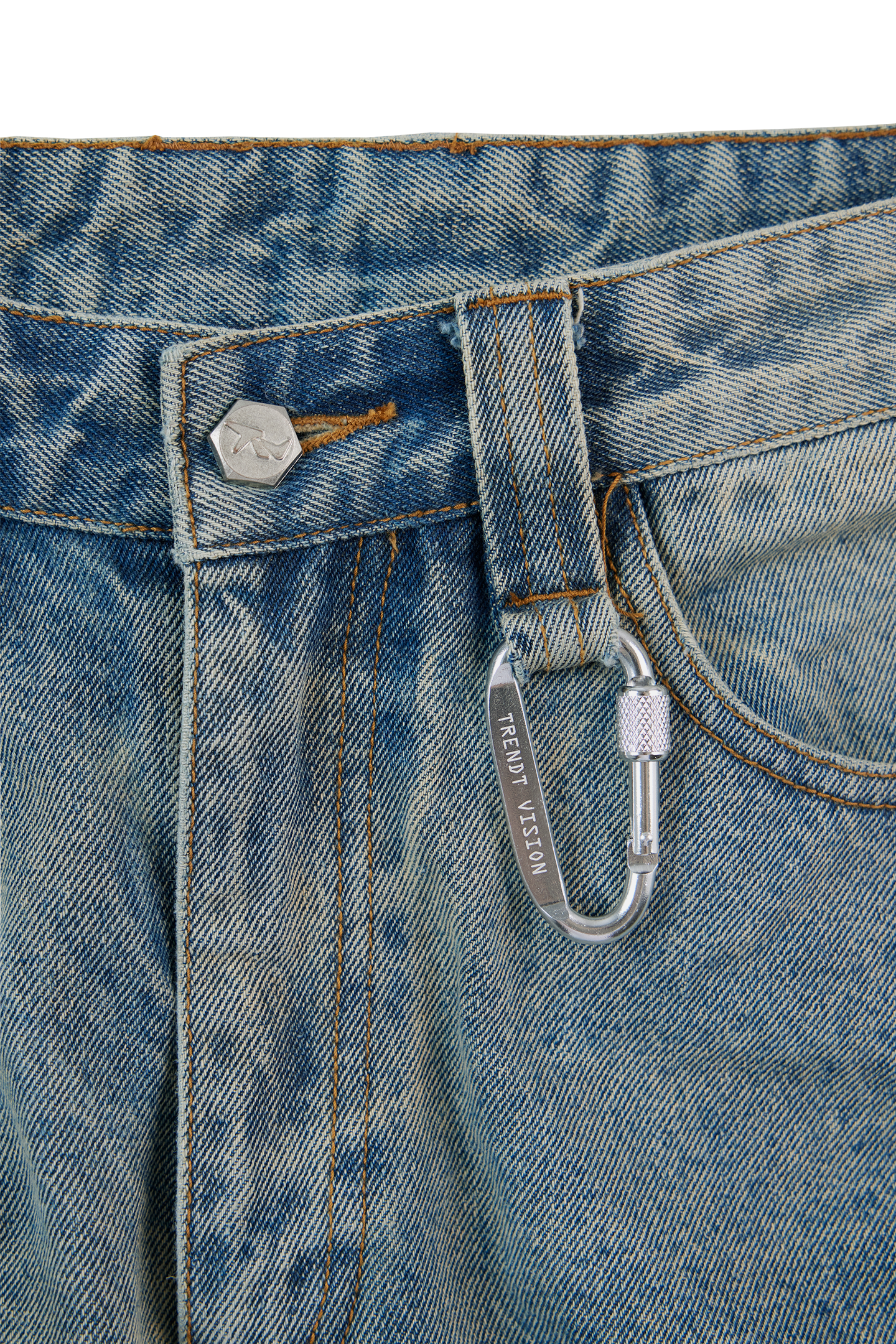 After Life Blue Jorts