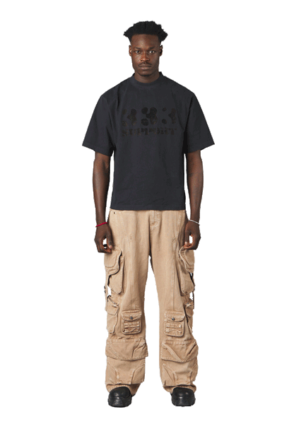 Black Support Tee