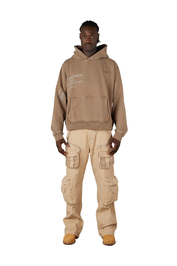Brown "Eruption" Hoodie