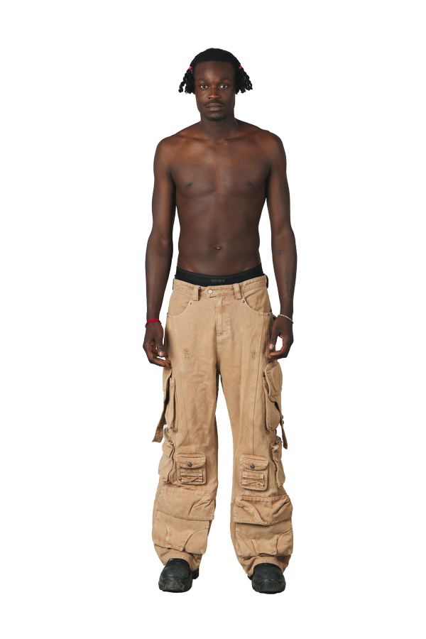 Multi Pocket Safari Cargo Pants