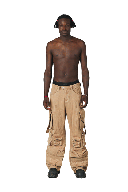 Multi Pocket Safari Cargo Pants