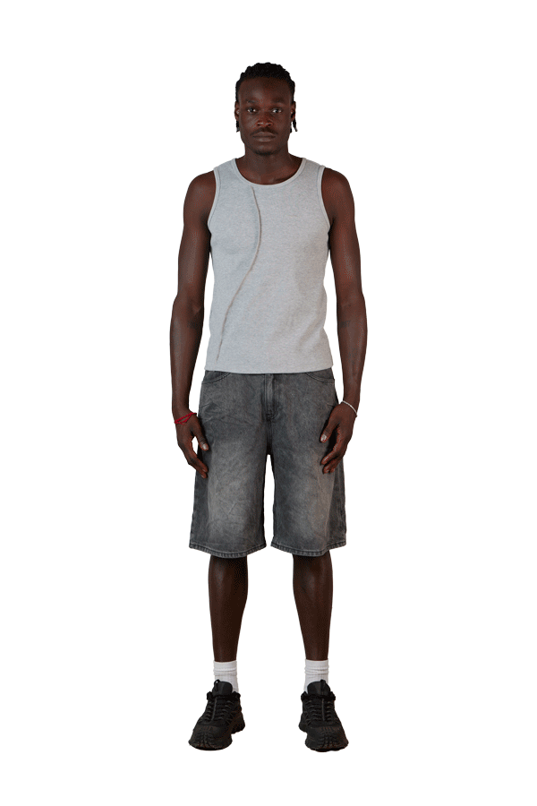 After Life Grey Tank Top